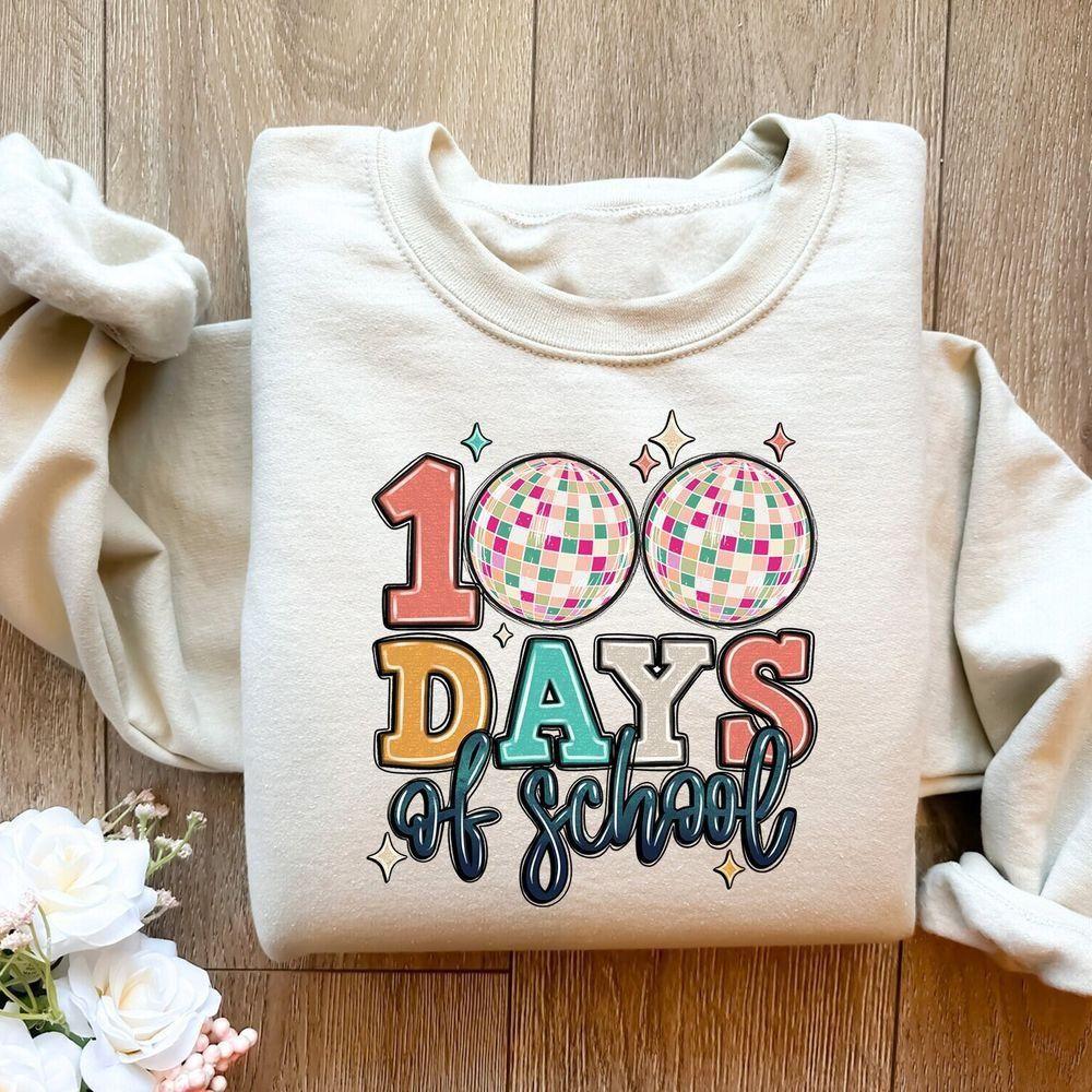 Retro 100 Days Of School Vuitino Apparel